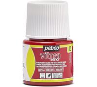 Pébéo - Pintura Transparente para Vidrio Vitrea 160°C - Naranja pimentón - 45 ML