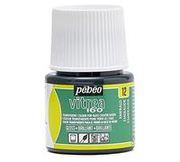 Pébéo - Pintura Transparente para Vidrio Vitrea 160°C - Verde Esmeralda - 45 ML