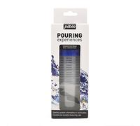 PEBEO Pouring Experiences-Juego de 5 Tazas medidoras graduadas con Tapa resellables y Reutilizables de 120 ml-Fluid Art, 5 unidades, 5