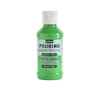 Pebeo Pouring Experience-118ml Experiencias de vertido, Pintura acrílica premezclada Lista para Usar, Ideal para Arte Fluido, Verde Claro, 118 ml, 118
