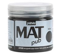 Pébéo Pub acrílico Mate, Negro de Marfil, 140 ml (Lot de 1), 140