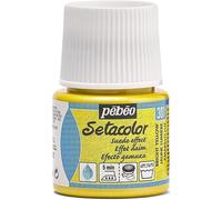 Pébéo Setacolor 不透明スウェード色 Cuchillo, Gamuza, Amarillo Brillante, 45 ml (Pack of 1), 45