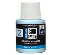 PEBEO - Setacolor Cuero - Goma de enmascarar para cuero - Auxiliar para cuero y polipiel - Personalización de bolsos, zapatos, cestas y zapatillas - Resistente a arañazos, pliegues y roces - 110 ml
