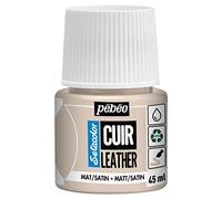 Pebeo - Setacolor Cuero - Pintura acrílica para cuero y polipiel - Personalización de bolsos, zapatos, zapatillas - Resistente a arañazos, dobleces y roces - Acabado mate/satinado -Beige rosado -45 ml