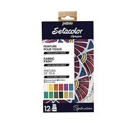 Pebeo Setacolor Explorer Set Surtido, 12X20ML