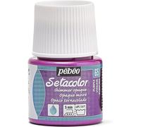 Pebeo Setacolor Opaque Fabric Paint 45-Millilitre Bottle, Shimmer Purple