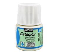 Pebeo - Setacolor - Pintura para Tejidos y Telas opacos- Alta Cobertura - Efecto Perlado - Frasco 45 ml, Perla Verde