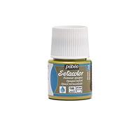 PEBEO Setacolor - Pintura para Tela (Opaca tornasolada, 45 ml) Color latón (Bronce Tornasolado)