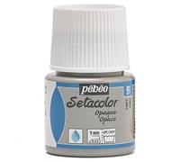 Pebeo Setacolor - Pintura para tela (45 ml, color gris