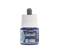 PEBEO Setasilk - Botella de pintura de seda (45 ml), color azul