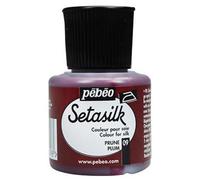 PEBEO Setasilk - Pintura para tela de seda, botella de 45 ml, color ciruela