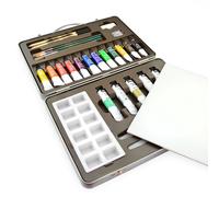 Pebeo Studio Acrílico Pintura Instalado En Metal Regalo Lata Funda -