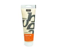 Pébéo Studio-Gel con Textura arenosa para Pintura acrílica, Color Amarillo Mantel, 250 ml (Paquete de 1), 250