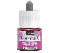 Pébéo - Tinta Colorex 45 ML rosa fluorescente - Colorex Tinta Acuarela Pébéo - Tinta fluorescente aterciopelada - Tinta de dibujo multiherramienta Todos los soportes - 45 ml - Rosa neón