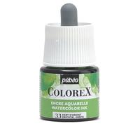 Pebeo - Tinta Colorex 45 ML Verde Oriental - Tinta para acuarela Colorex Pebeo - Tinta Verde Oriental de acabado aterciopelado - Tinta de dibujo multiuso para todos los medios - 45 ML - Verde Oriental