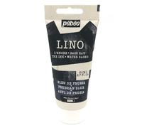 Pébéo Tinta de Linograbado AZUL de PRUSSA 80 ml - Tinta Lino al Agua Ultra Pigmentada y Opaca, Impresión sobre linóleo y papel, fácil limpieza