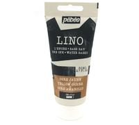 Pébéo Tinta de Linograbado OCRE AMARILLO 80 ml - Tinta Lino al Agua Ultra Pigmentada y Opaca, Impresión sobre linóleo y papel, Limpieza fácil