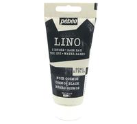 Pébéo Tinta Linograbado negro COSMOS 80 ml - Tinta Lino al Agua Ultra Pigmentada y Opaca, Impresión sobre linóleo y papel, Limpieza fácil