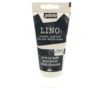 Pébéo Tinta Linograbado NEGRO MARZO 80 ml - Tinta Lino al Agua Ultra Pigmentada y Opaca, Impresión sobre linóleo y papel, Limpieza fácil