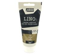 Pébéo Tinta Linograbado ORO 80 ml - Tinta Lino al Agua Ultra Pigmentada y Opaca, Impresión sobre linóleo y papel, Limpieza fácil