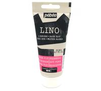 Pébéo Tinta Linograbado Rosa FLUORESCENT 80 ml - Tinta Lino al Agua Ultra Pigmentada y Opaca, Impresión sobre linóleo y papel, Limpieza Fácil