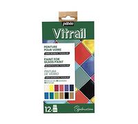 PEBEO VITRAIL Explorer Set, Colores Variados, 20 ml (Pack of 12), 240