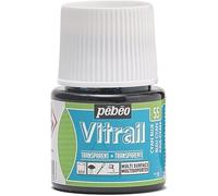 Pebeo Pintura Vitrail, Azul Cian, 45 ml (Pack of 1), 45