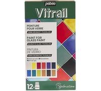 PEBEO VITRAIL Explorer Set, Colores Variados, 20 ml (Pack of 12), 240