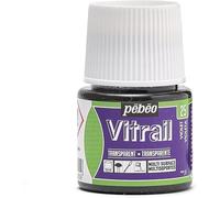 Pebeo Vitrail Vidriera (Cristal, Efecto Pintura para Telas claras (45 ml), Color Violeta, Violeta