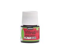 Pebeo Vitrail Vidriera (Cristal, Efecto Pintura para Telas claras (45 ml), Rosa, Rosa