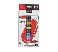 Pebeo - XL Oil Studio - Set de óleos para artistas profesionales y aficionados - 12 colores, 12 ml