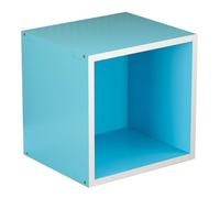 PEBFHSQW Estantería Modular con Compartimentos Intercambiables para Libros, Decoración Y Objetos De Exposición. Estantería Versátil para Sala De Estar, Escritorio U Oficina(Azul)