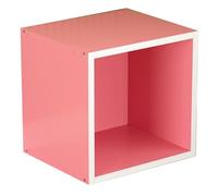 PEBFHSQW Estantería Modular con Compartimentos Intercambiables para Libros, Decoración Y Objetos De Exposición. Estantería Versátil para Sala De Estar, Escritorio U Oficina(Rosado)