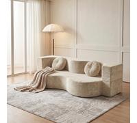 PEBFHSQW Sofá Cama Plegable, sofá Cama sin Hueso, sofá Cama comprimido, sofá de Esquina pequeño, sofá Modular sin Huesos, sofá Cama Convertible de Espuma de Alta Resistencia para Espacios pequeños