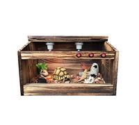 Pecera Casas de Reptiles Caja de Vivarium de Madera Caja de Transporte de Tanque de Serpiente Lagarto Jaula Tanque de Hábitat Caja de Tienda de Mascotas para el hogar Casa para Mascotas para Perros y