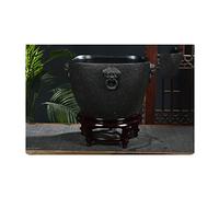 Pecera De Cerámica Estilo Chino para Cultivo De Peces, para Patio, Tortuga, Sala De Estar, Balcón, Oficina, Feng Shui, Acuario, Pecera, Pecera Genial, C-58cm