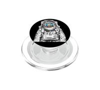 Pecera en Traje Espacial Astronauta Goldfish Space Graphic PopSockets PopGrip para MagSafe