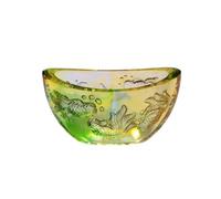 pecera Pecera Yuanbao China, Feng Shui, decoración de Riqueza, decoración del hogar(Green)