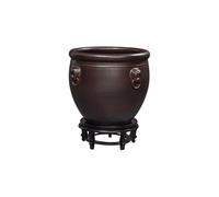 pecera Tanque de Peces Dorados de cerámica China, Lavabo de Tortuga for Sala de Estar, Tanque de Loto, Pintura de Oficina y Adornos de Tanque de caligrafía Pecera Moderna (Size : S)