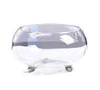 pecera Tanque de Peces Vidrio Transparente Engrosado, Tortuga con Soporte, ecológico pie pequeño, hogar, Sala Estar, Oficina, Escritorio(Medio)