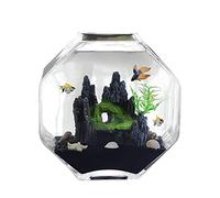 pecera Transparente para Acuario, Acuario Creativo de Vidrio Transparente for Oficina, hogar, Escritorio, Acuario pequeño, Adornos for Peces de Colores, Acuario Ornamental