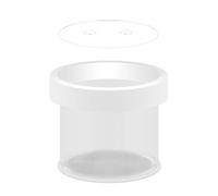 Peces Caja Flotante Acrílica Transparente Protección de Cría Separador Circular Adecuada para Betta Guppy Clown Acuario, 12cmx10cm