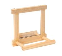 Peces de madera para perca para pájaros - rama de loros de pie natural, loro Tiger Peony | Tenedor de enriquecimiento de jaula para pájaros interactivos, negro masticar en