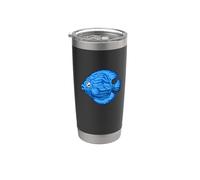 Peces disco kawaii Vaso térmico de acero inoxidable de doble pared