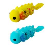Peces electrónicos, 4 Piezas Robo Fish, Juguetes de Peces flotantes, Robofish Bañera Juguetes Eléctricos, Reutilizables, Juguetes de Piscina para la Piscina, Niños (H)
