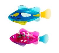 Peces electrónicos, 4 Piezas Robo Fish, Juguetes de Peces flotantes, Robofish Bañera Juguetes Eléctricos, Reutilizables, Juguetes de Piscina para la Piscina, Niños (F)