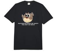 Peces Globo Make Me Happy You Not So Much Funny Pufferfishes Comfort Colors Adult Heavyweight T-Shirt