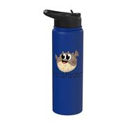 Peces globo Make Me Happy You Not So Much Funny Pufferfishes Stainless Steel Insulated Water Bottle