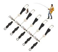 Pêche Pivotante À Bout De, Swivels Pêche À La Pêches - Ensemble De Connecteurs De Pêchee Pêch De 5 |2,36 Pouces S'attaquent Àa Un Anneau Haute Résistance Pour L'eau Douce D'ea