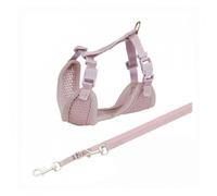 Pechera con correa ajustable para perro - Color: Rosa | Mediciones: 26-34 cm